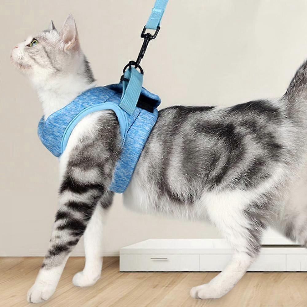 SweetCandy//Cat Harness Escape Proof Small Cat And Dog Soft Mesh Vest Harnesses Adjustable Pet Harness