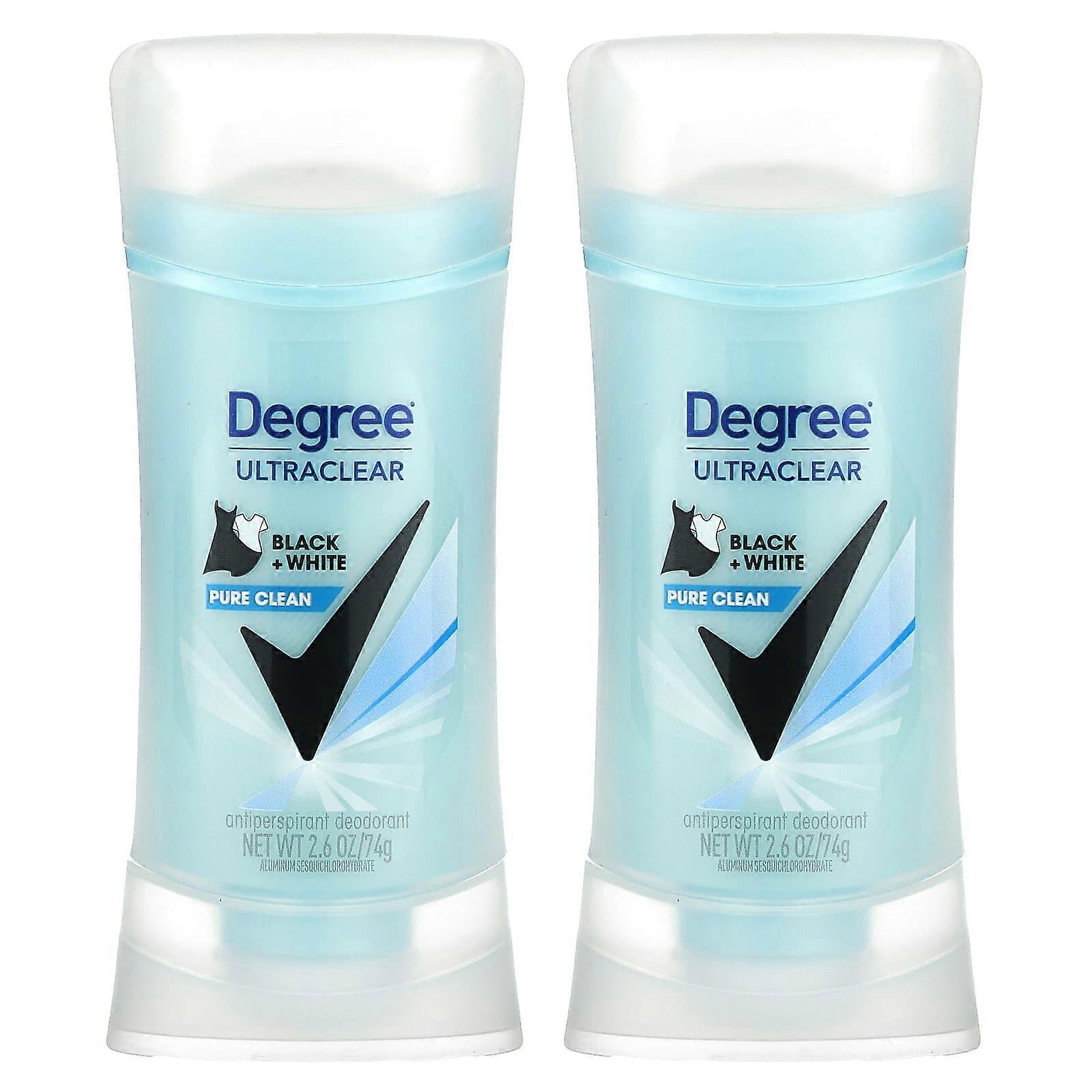 UltraClear, Black & White, Antiperspirant Deodorant, 2 Pack, 2.6 oz (74 g) Each
