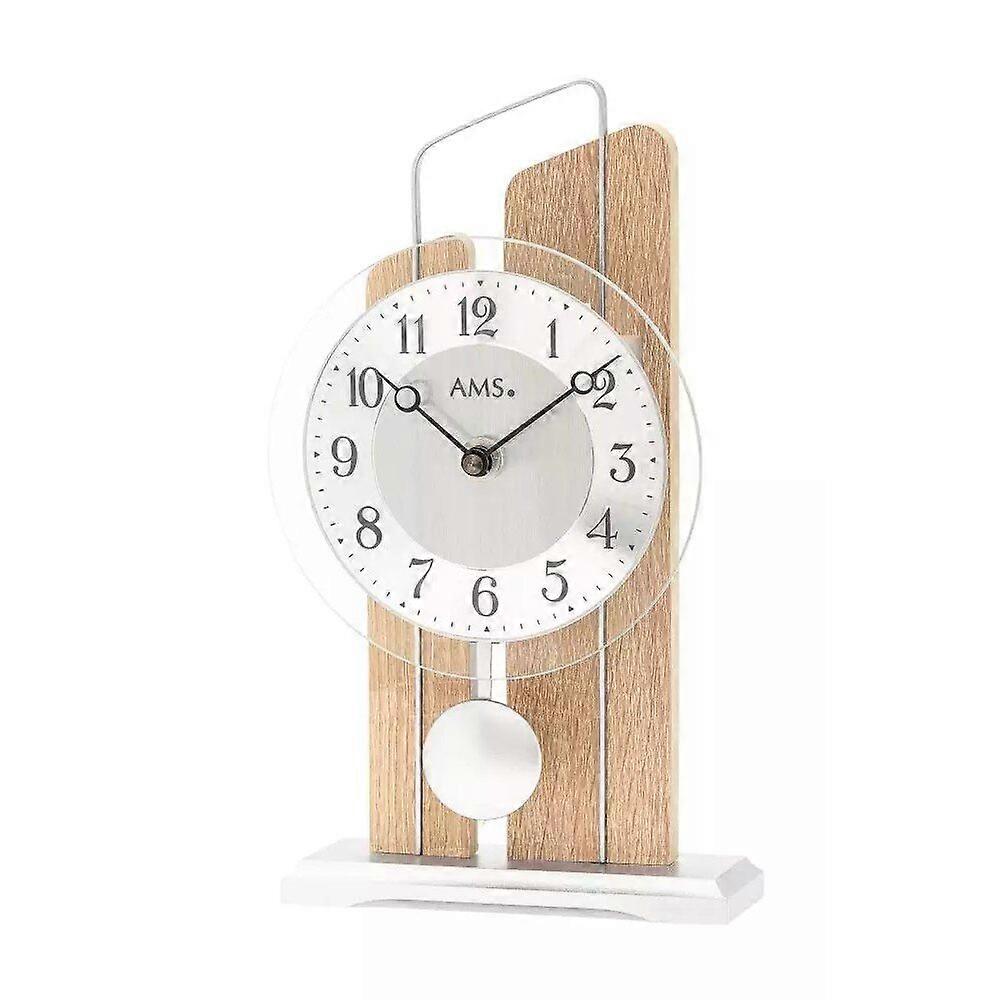AMS - 1261 - Table Clock - Quartz - 25x14cm