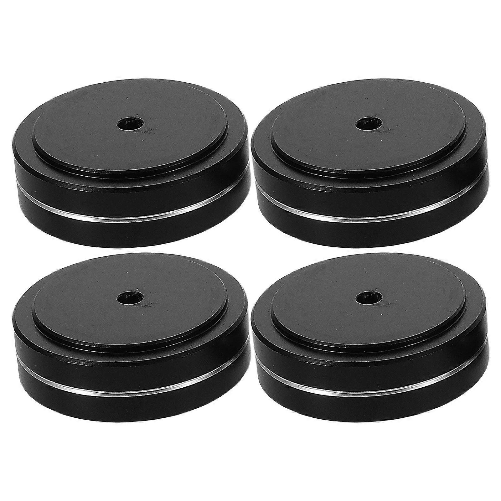 Turntable Vibration Isolation Feet Shock Absorbing Isolation Feet High Precision Vibration Reduction Compact Design 4Pcs