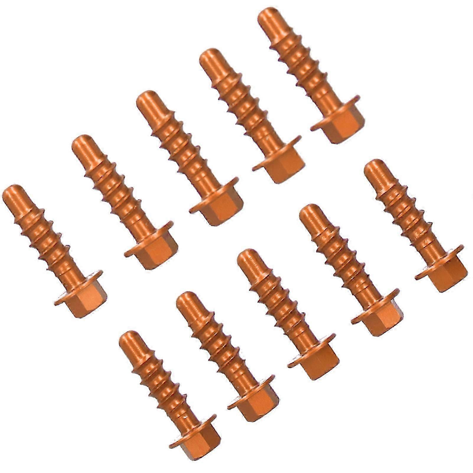 Orange Anodized Self Tapping Screws Kit compatible with 125-200 EXC XC SXF EXCF XCF (1997-2020)