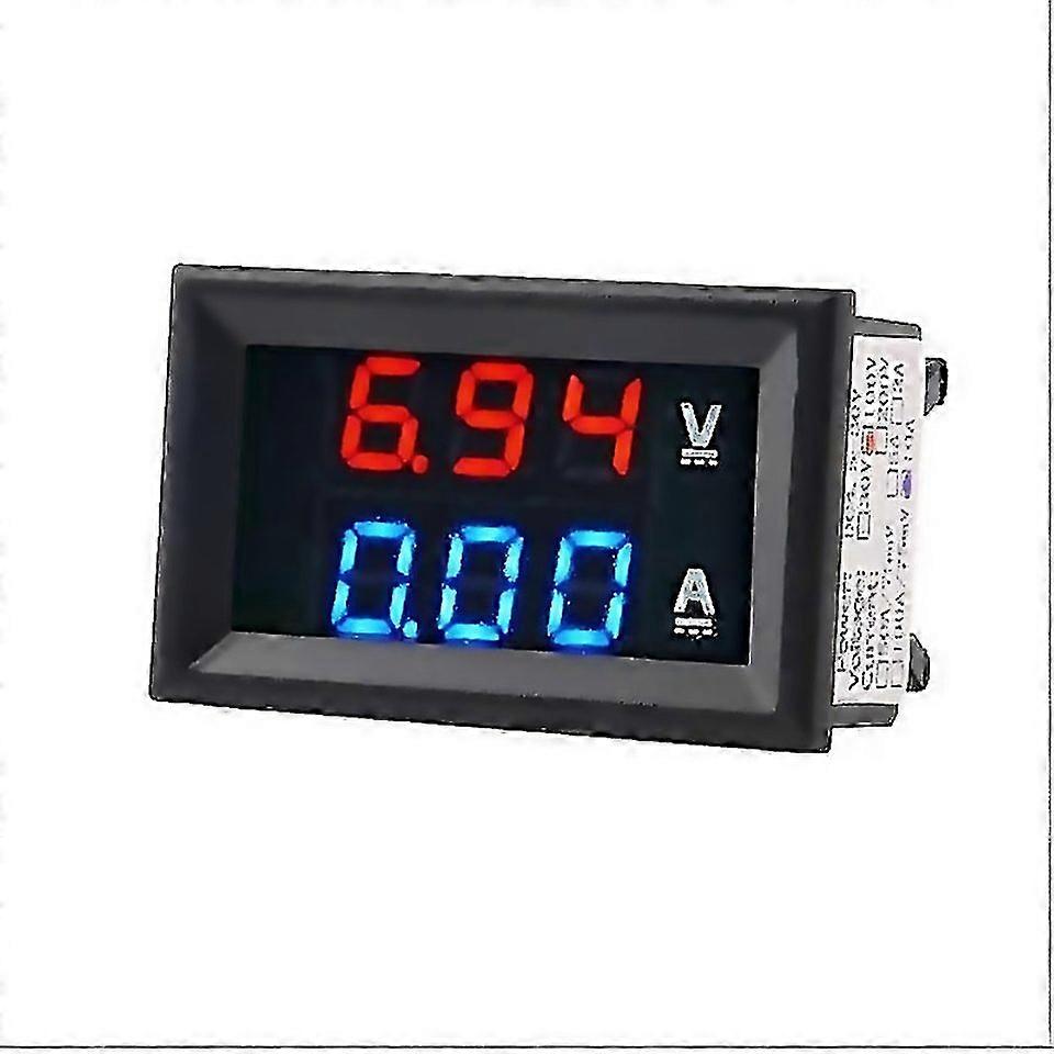 For Dc 100v 10a Mini Digital Voltmeter Ammeter Amperemeter Voltage Volt Ampere