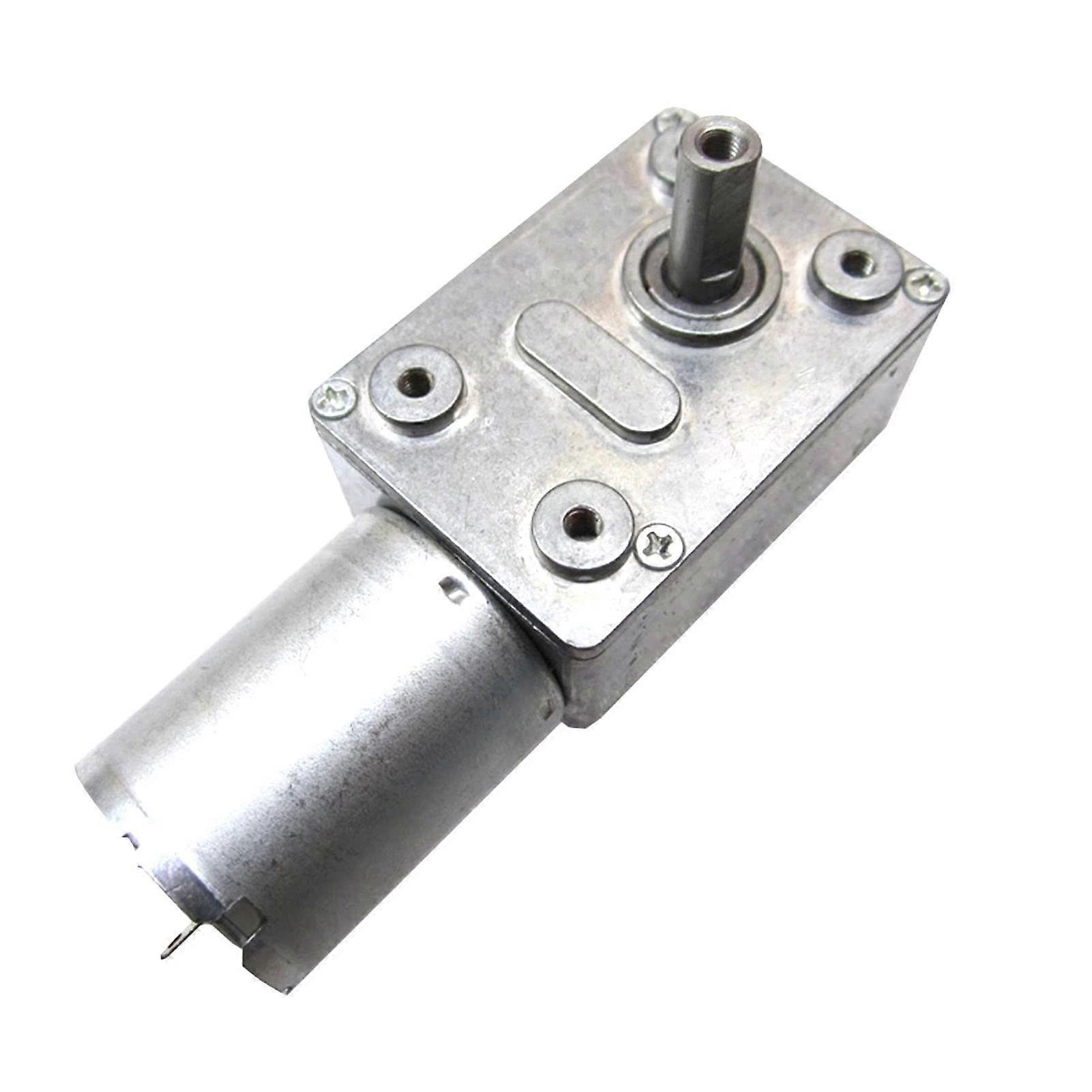 12V DC Motor Geared Encoder Motor Worm Gear Small Motor With M3 Holes 10 RPM