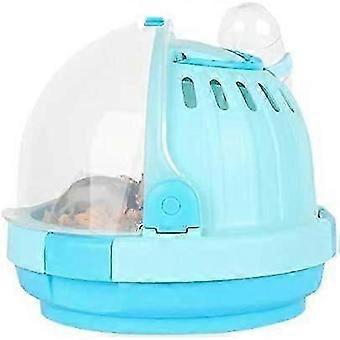 Portable Hamster Carry Cage, with Water Bottle Travel Handbags &Outdoor Carrier Vacation House for Small Animals Like Dwarf Hamster and Mous