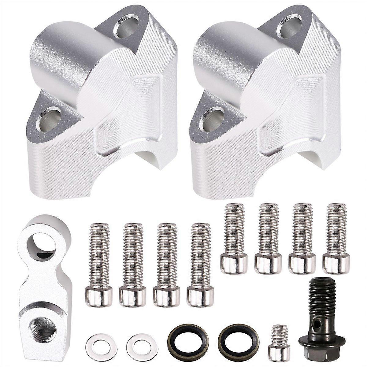 Motorcycle Accessories Handlebar Riser for CFMOTO Silver