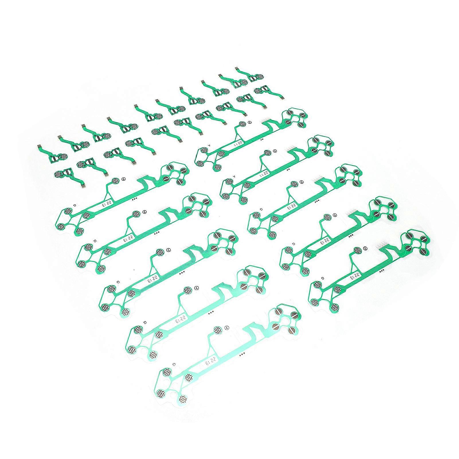 Controller Conductive Film Replacement Flex Ribbon Circuit Board with L R Analog Stick Conductive Film for PS5