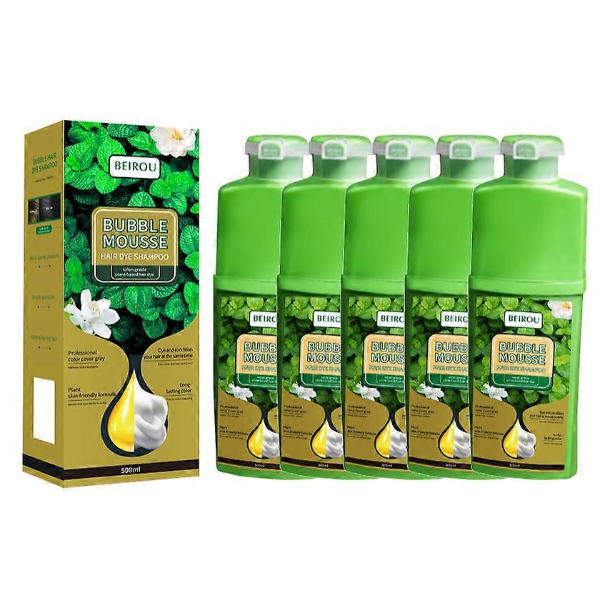 1-5 x 500 ml Zdrowa ziołowa farba do włosów w piance do użytku domowego