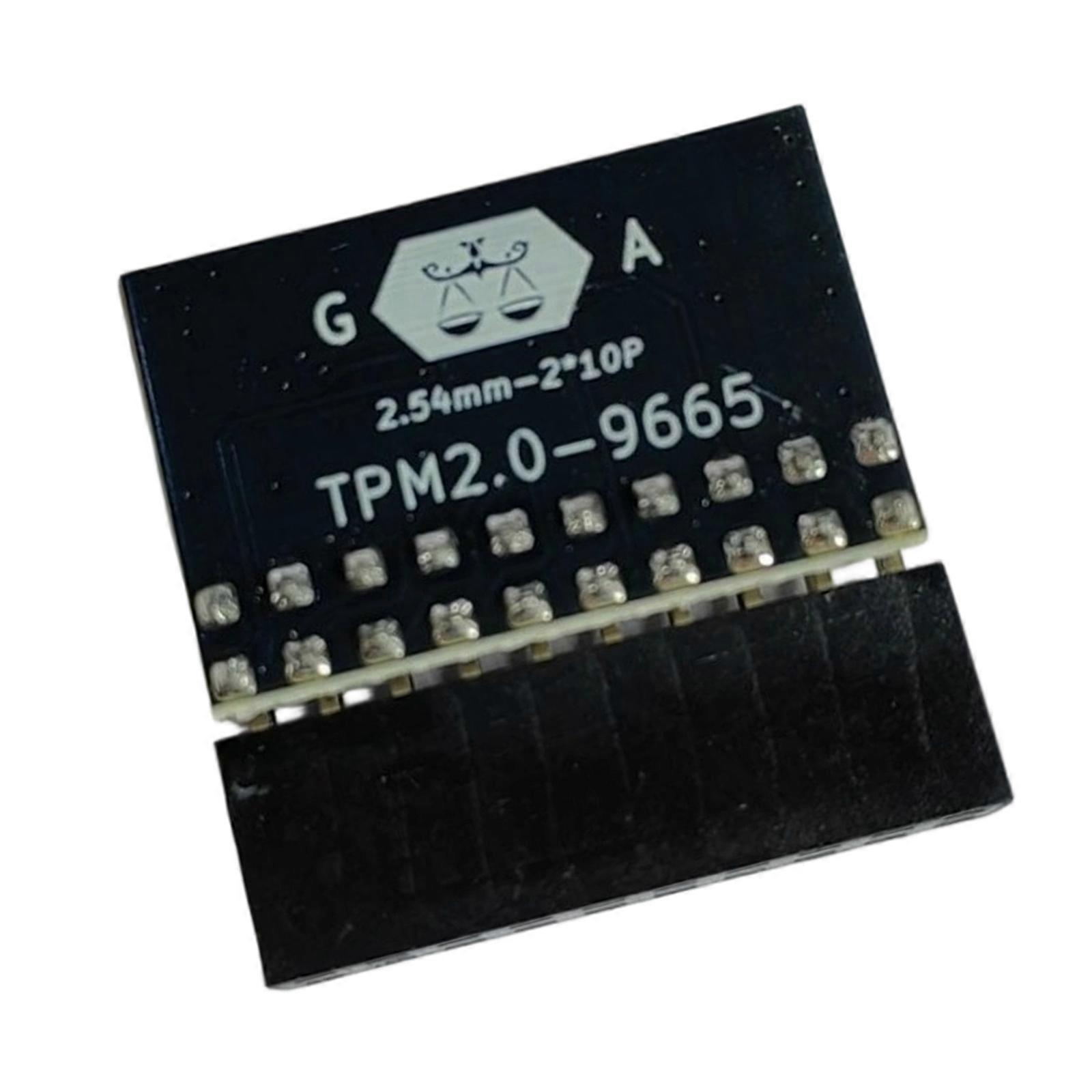 TPM2.0 Security Chip Module Featuring Hardware Base Key Storage And Encryption Multicolor