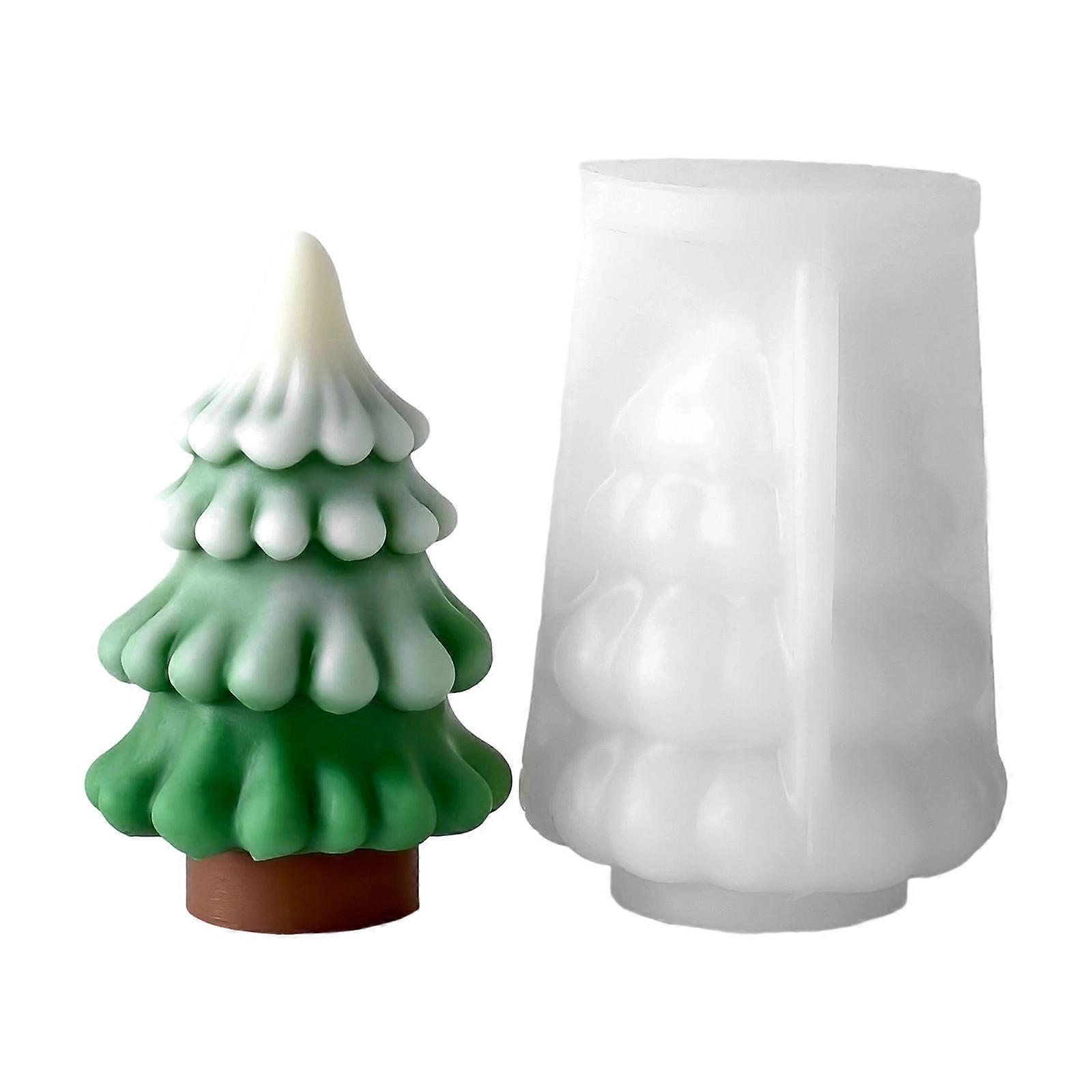 Silicone Molds Christmas Tree Candle Molds Epoxy Resin Molds Craft Molds Handmade Castings Molds Plasters Molds Multicolor