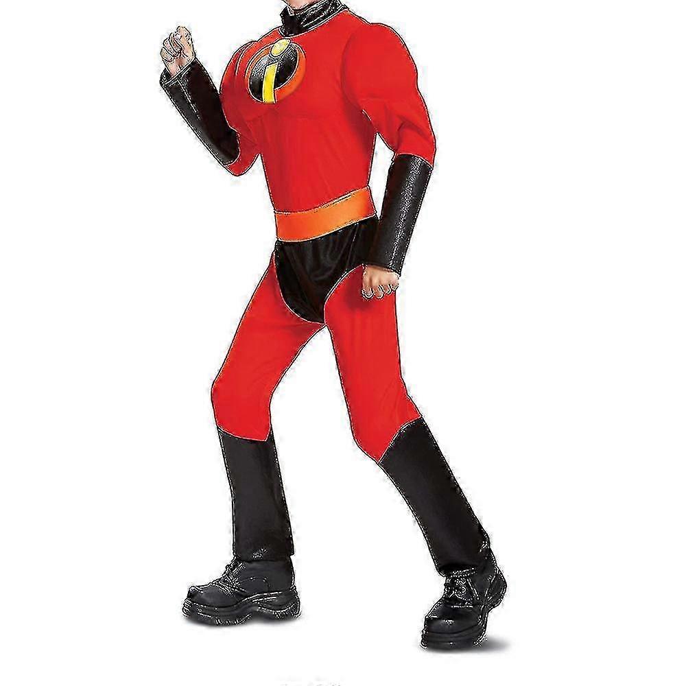 Ενήλικες Άνδρες The Incredibles 2 Κοστούμι Cosplay Αποκριάτικο πάρτι MR Απίστευτο φανταχτερό φόρεμα