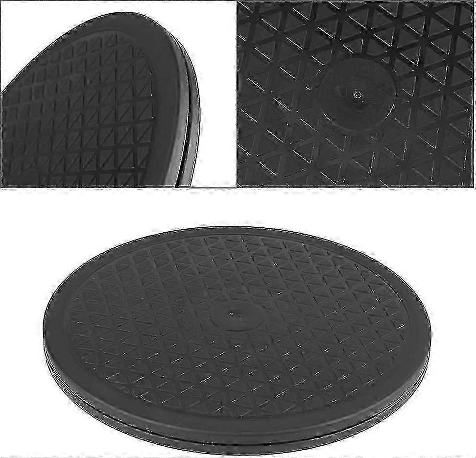 360-Degree Rotating Display Stand for TV Monitor and Art Projects, 10-Inch Anti-Slip Swivel Platform