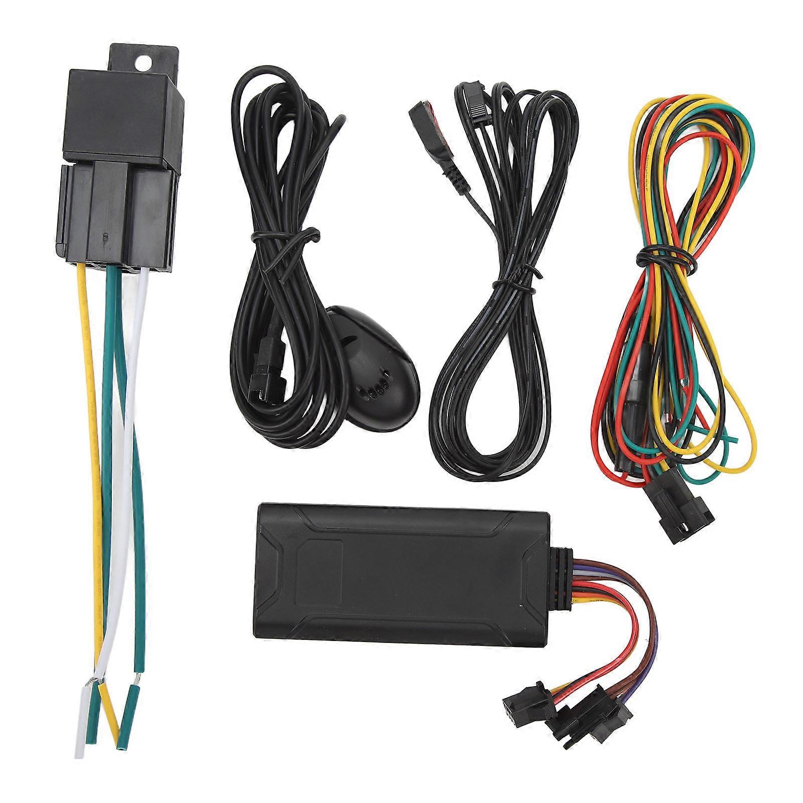Real-time GPS tracker for car with positioning alerts