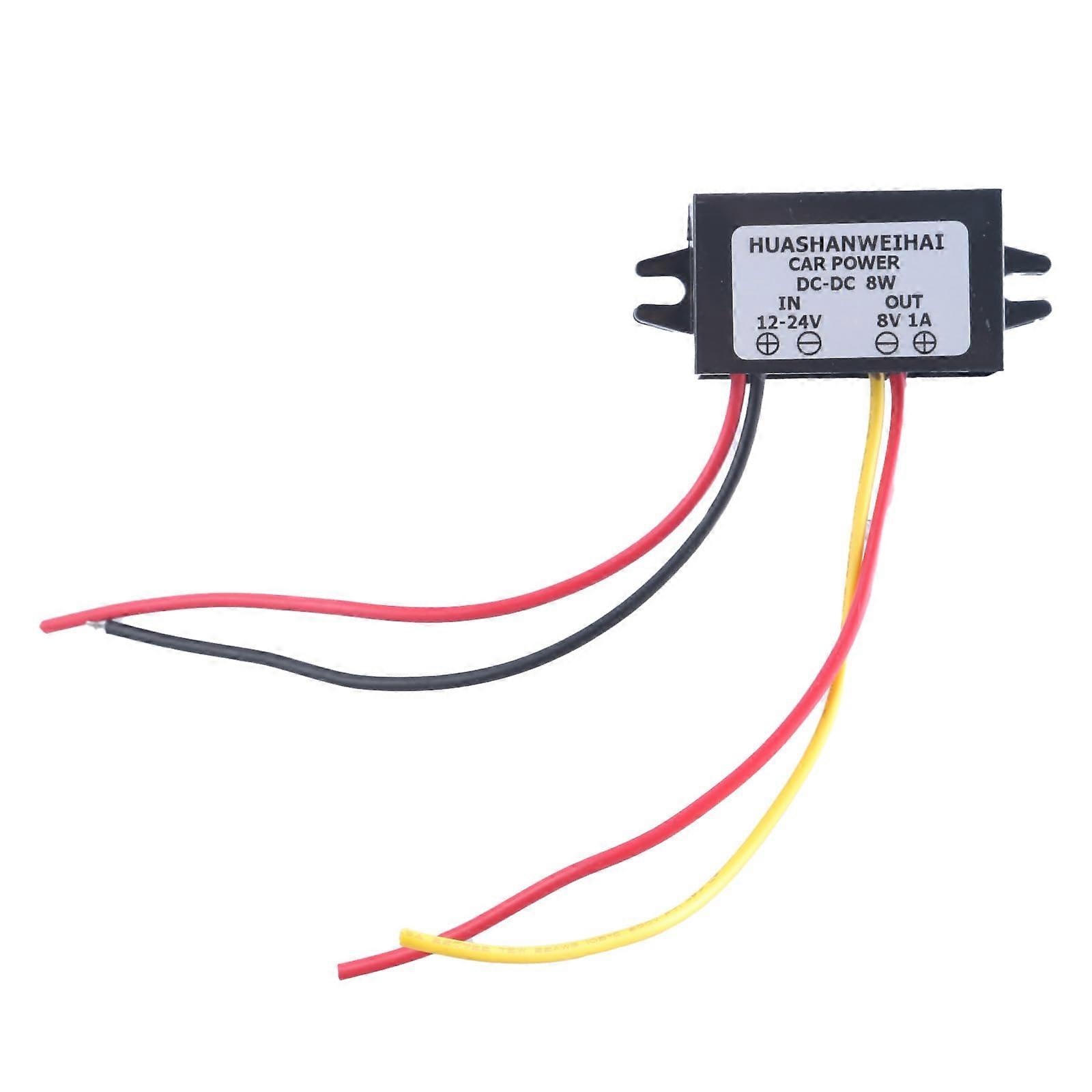Converters Waterproof 1224V to 8V 1A DCDC Module for Car LED Display and Motor