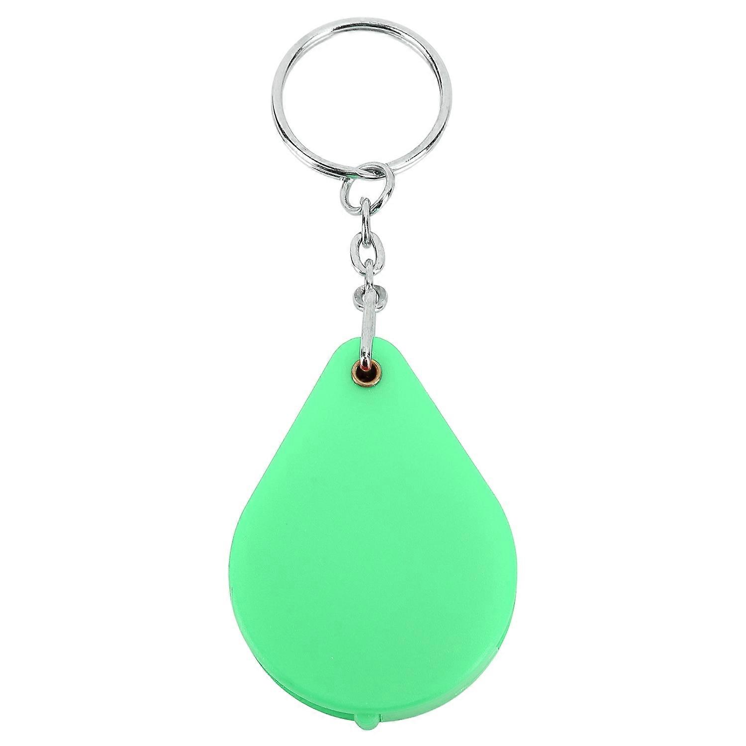 Magnifier Keychain 10X Magnification Foldable Portable Mini Magnifying Glass with Key Ring for Outdo