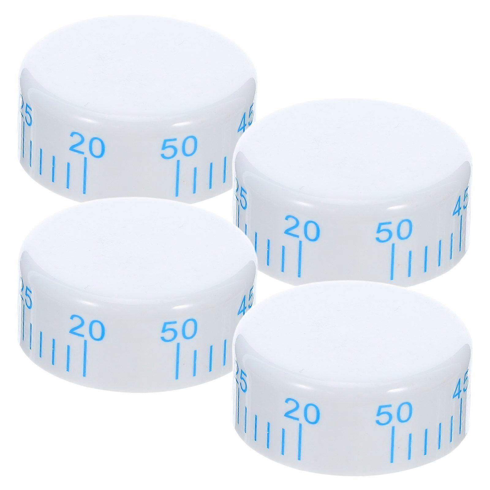 4st universell kylskåp temperaturkontrollratt byte justerbar termostat strömbrytare ratt för frys kylskåp temp kontrollratt vit