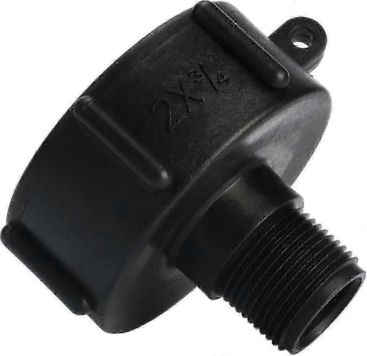 IBC Tank Adapter Plastic Hose Tap Connector S60X6 Coarse Threaded Cap to 3/4" Water Butt Tap Adapter