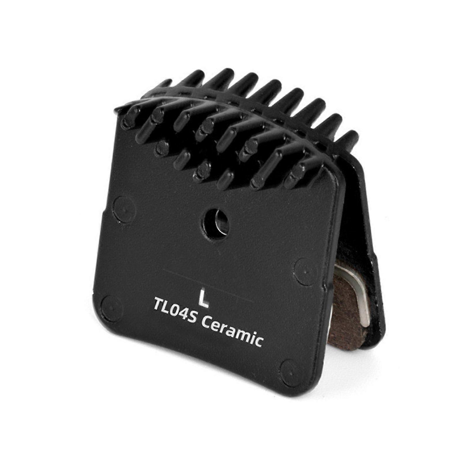 Mountain Bike Disc Brake Pad Thermals Management Quiet Performances High Density Frictions Block for Various Weather Use Multicolor