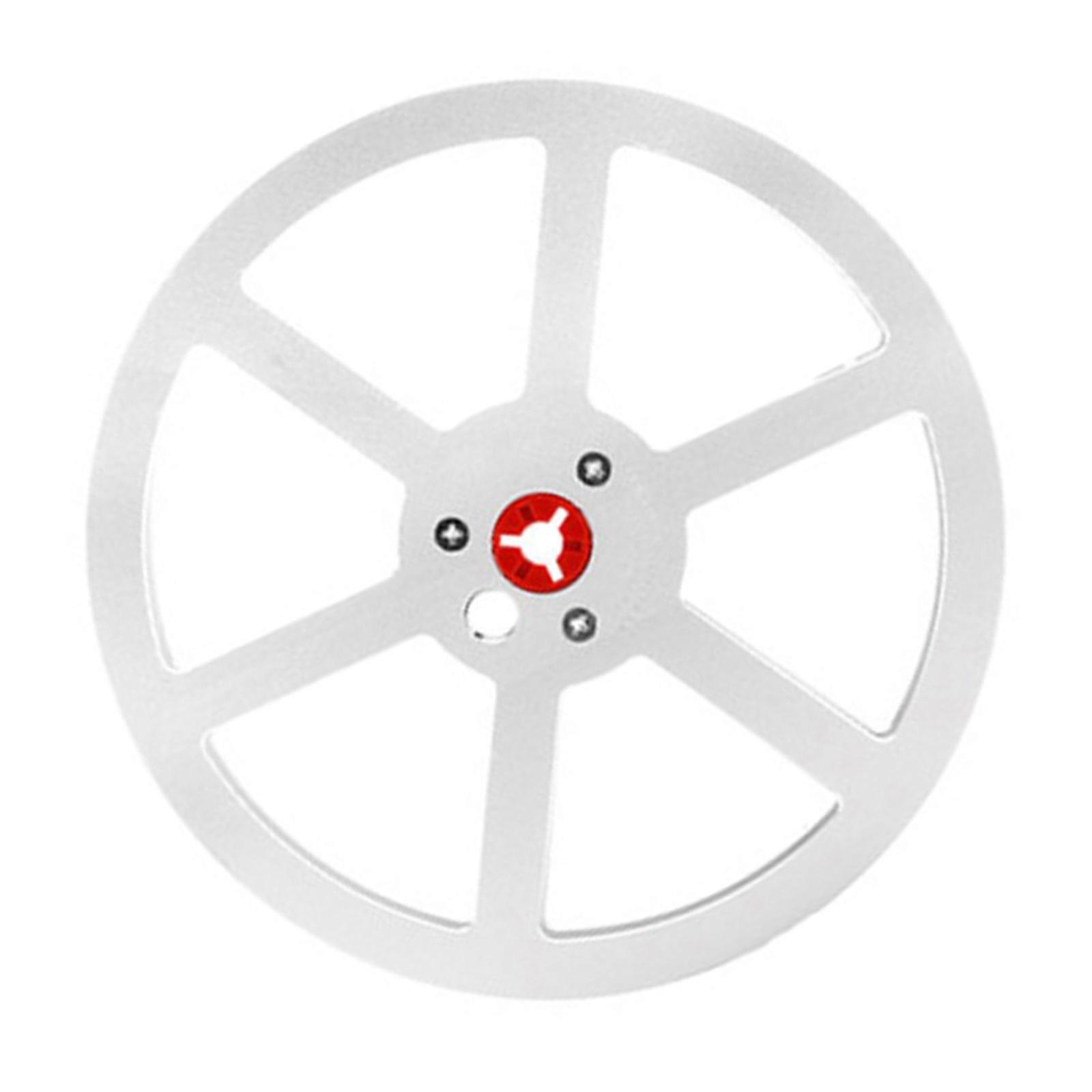 Effortless Setups Reel Machine Adapter 7Inch Open Reel Accessory Reinforced Metal 6 Hole Structure  silver red