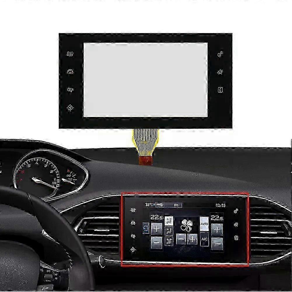 Car Display Screen For 308 308S Radio Navigation 8 Touch Screen Digitizer 2013- LAM0703608B Car Electronics