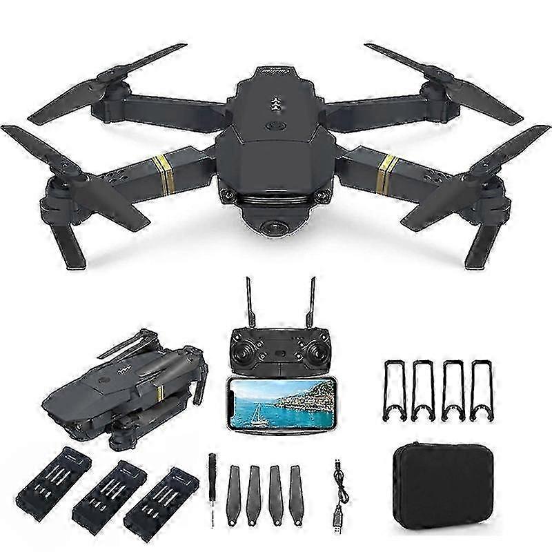 4k Drone E58 Foldable Remote Quadcopter High Definition Camera Wifi Live Video 26s
