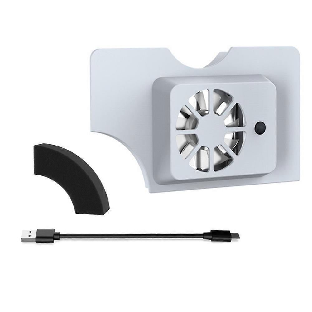 For Switch Dock Cooling Fan USB-Powered Cooler Stand for Nintendo Switch OLED Enhance Your Gaming Experience White