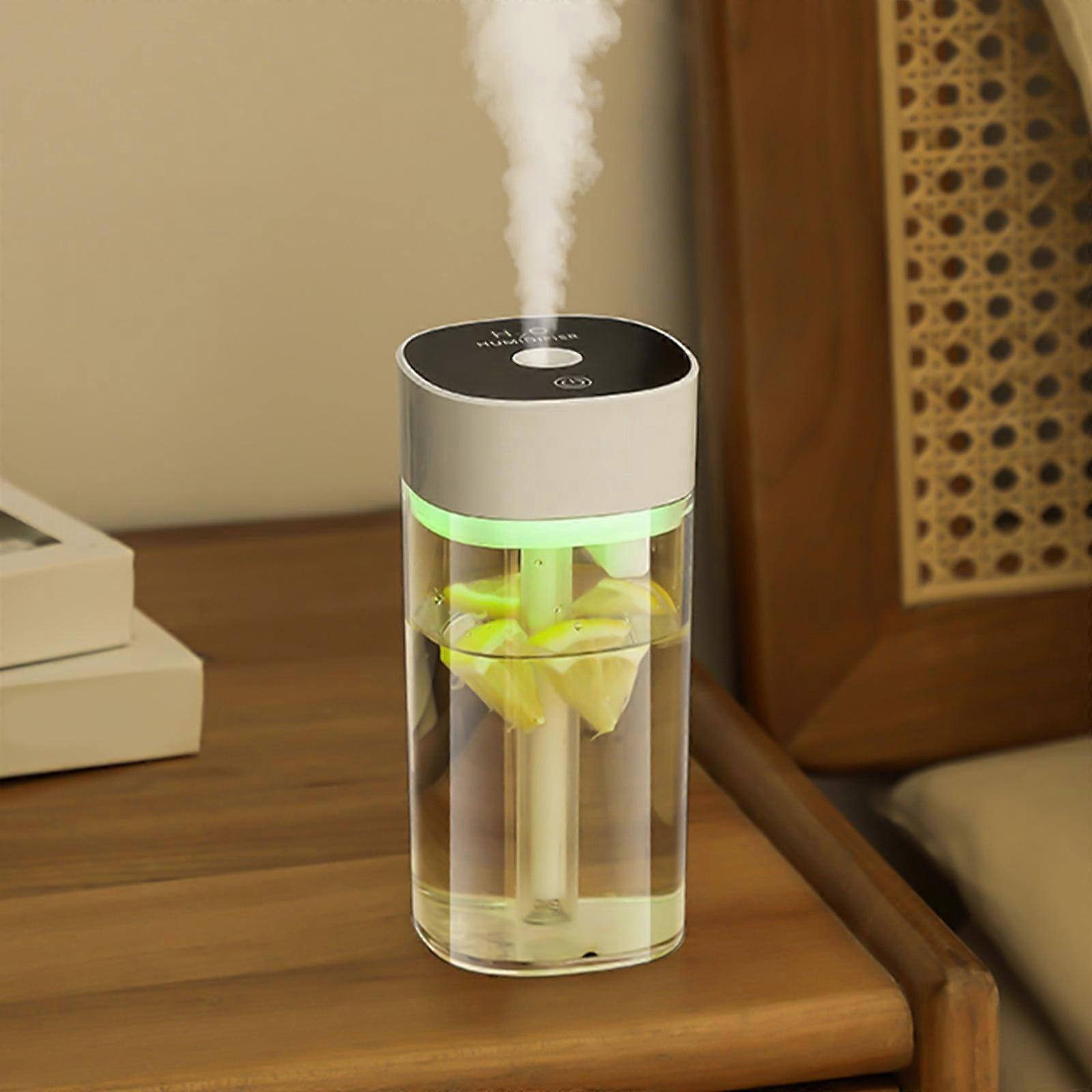 YgkuHd USB Humidifier With Colorful Light ,Quiet Cool Mist Humidifier For Bedroom And Office ,Plants, Easy To Clean