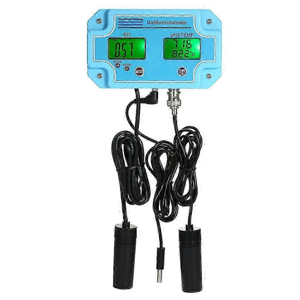 triple pH/EC/TEMPmeterWater quality testerMulti-parameter digital LCD multimeterMultifunctional water quality monitorMulti-parameter water quality ana