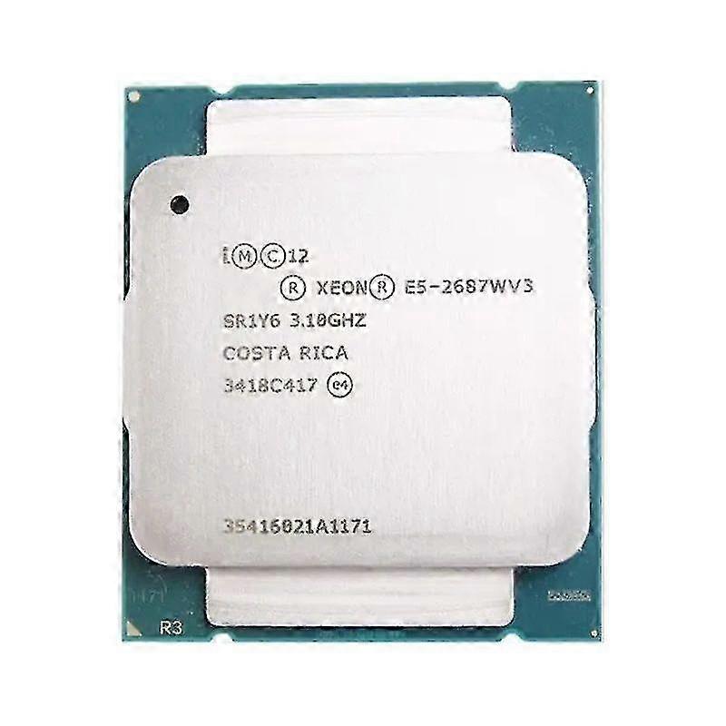 Xeon E5-2687WV3 CPU - Socket LGA 2011-3 12 Cores 24 Threads 3.1GHz 30MB L3 Cache 160W.