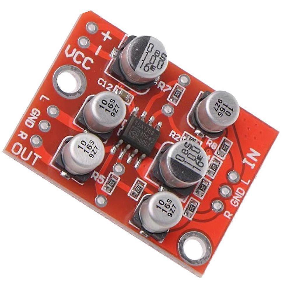 5PCS DC 5V-15V AD828 Stereo Preamp Preamplifier Module AMP Module Microphone Preamp Module
