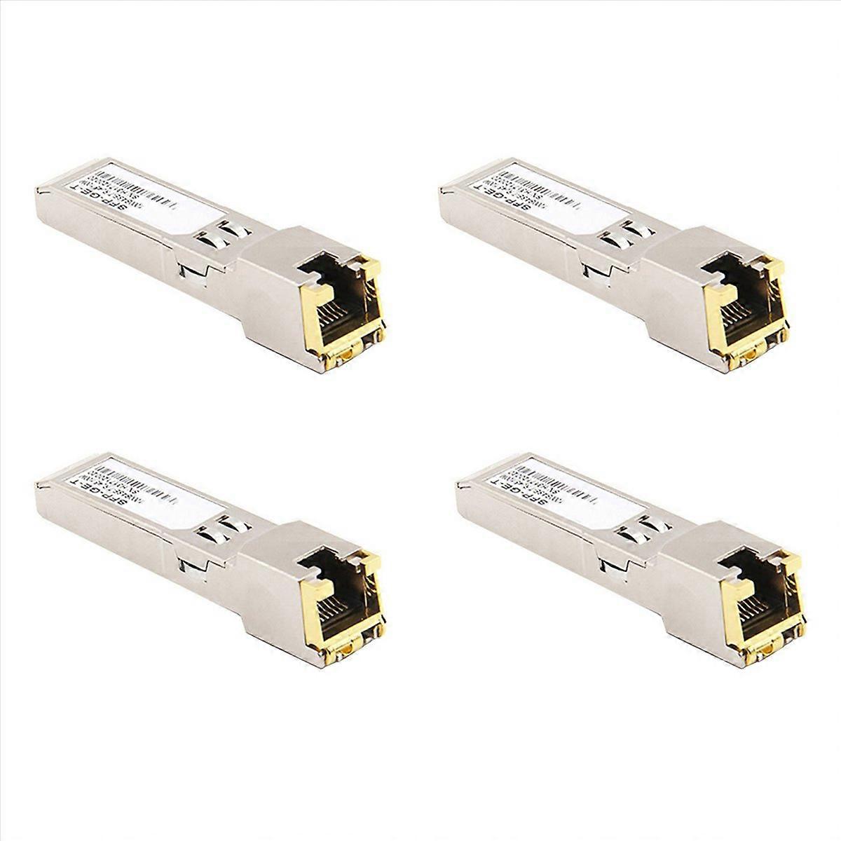 SFP Module RJ45 Switch Gbic 10/100/1000 Connector SFP Copper RJ45 SFP Module Gigabit Ethernet Port 4
