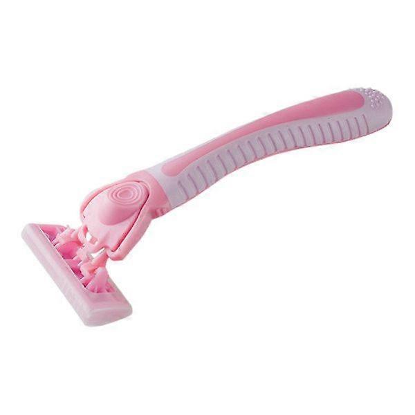 Razor with replaceable blades in smart storage box - Pink Pink