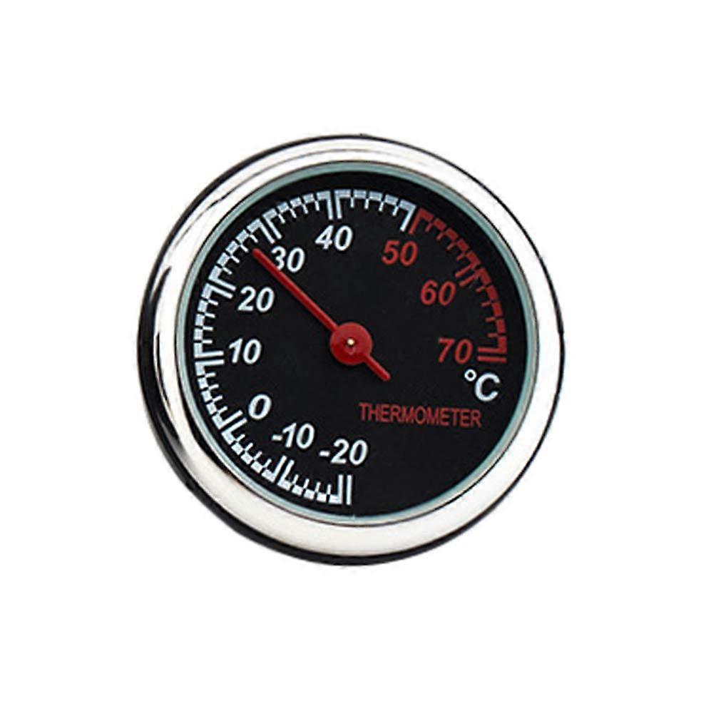 Car Dashboard Thermometer with Clear Display, Durable Metal Base, Easy Mount for Safe Driving