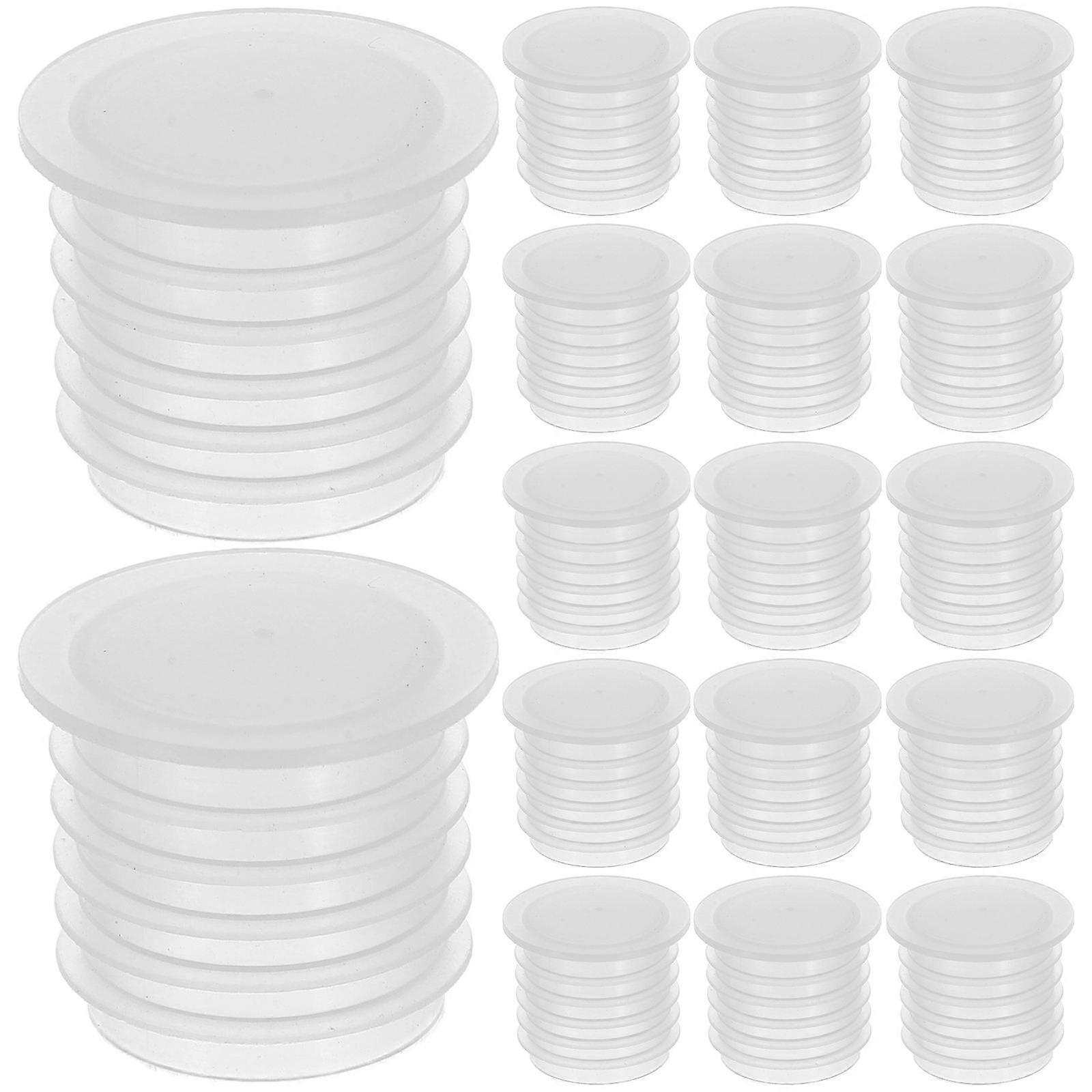 Reusable Plastic Alcohol Bottle Stoppers for Storage 100Pcs