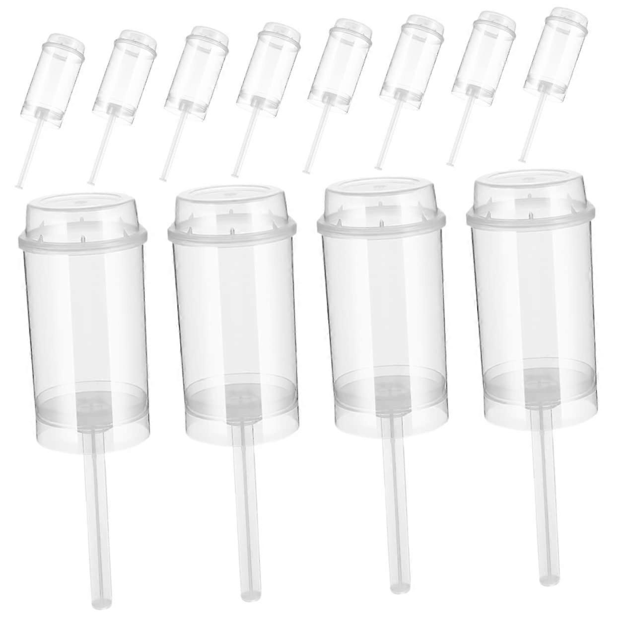 Cake Push Pops 30Pack Round Plastic Containers For DIY Baking, Parties And Events, Cake Shooters