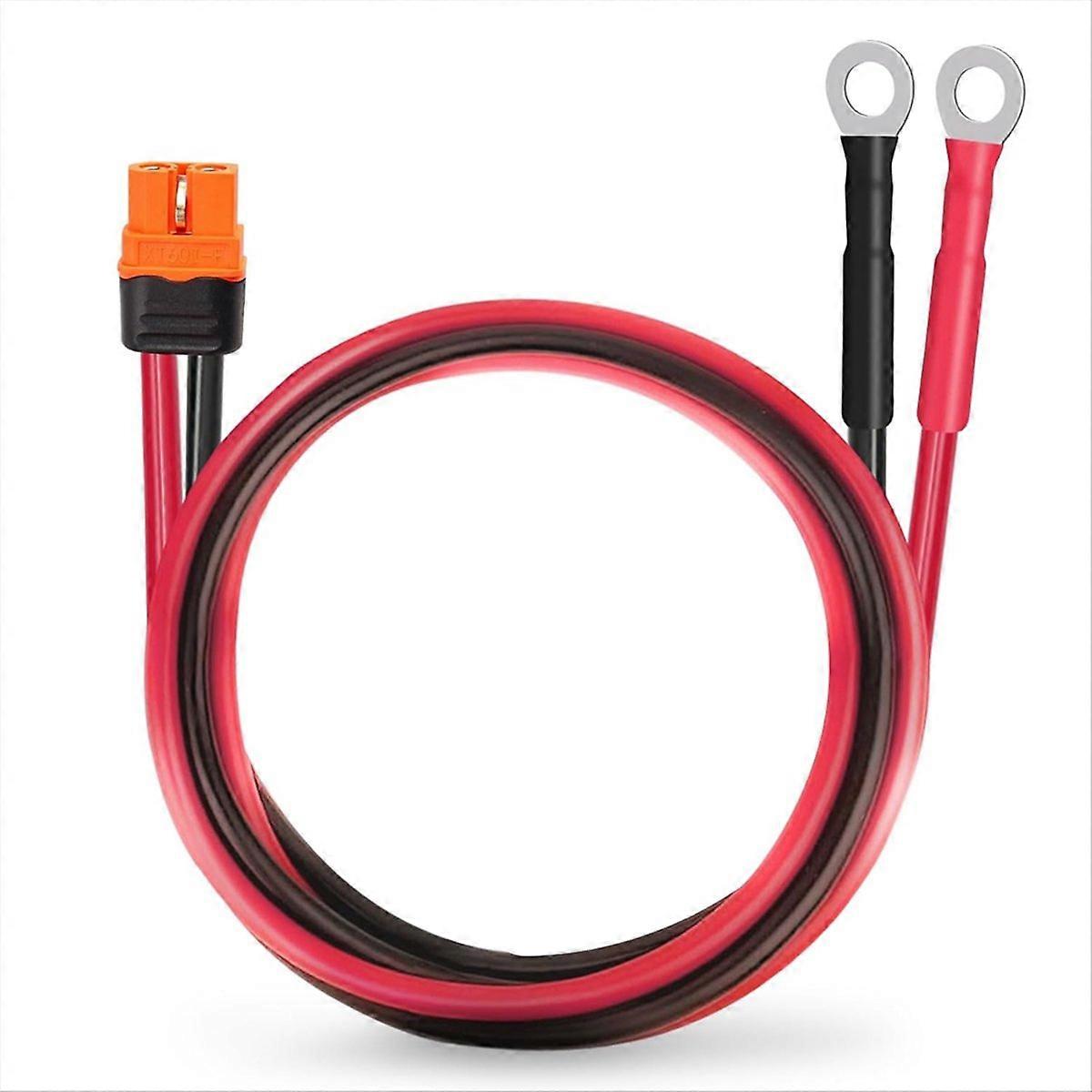 XT60i to O Ring Terminal Cable for Power Station Solar Generator