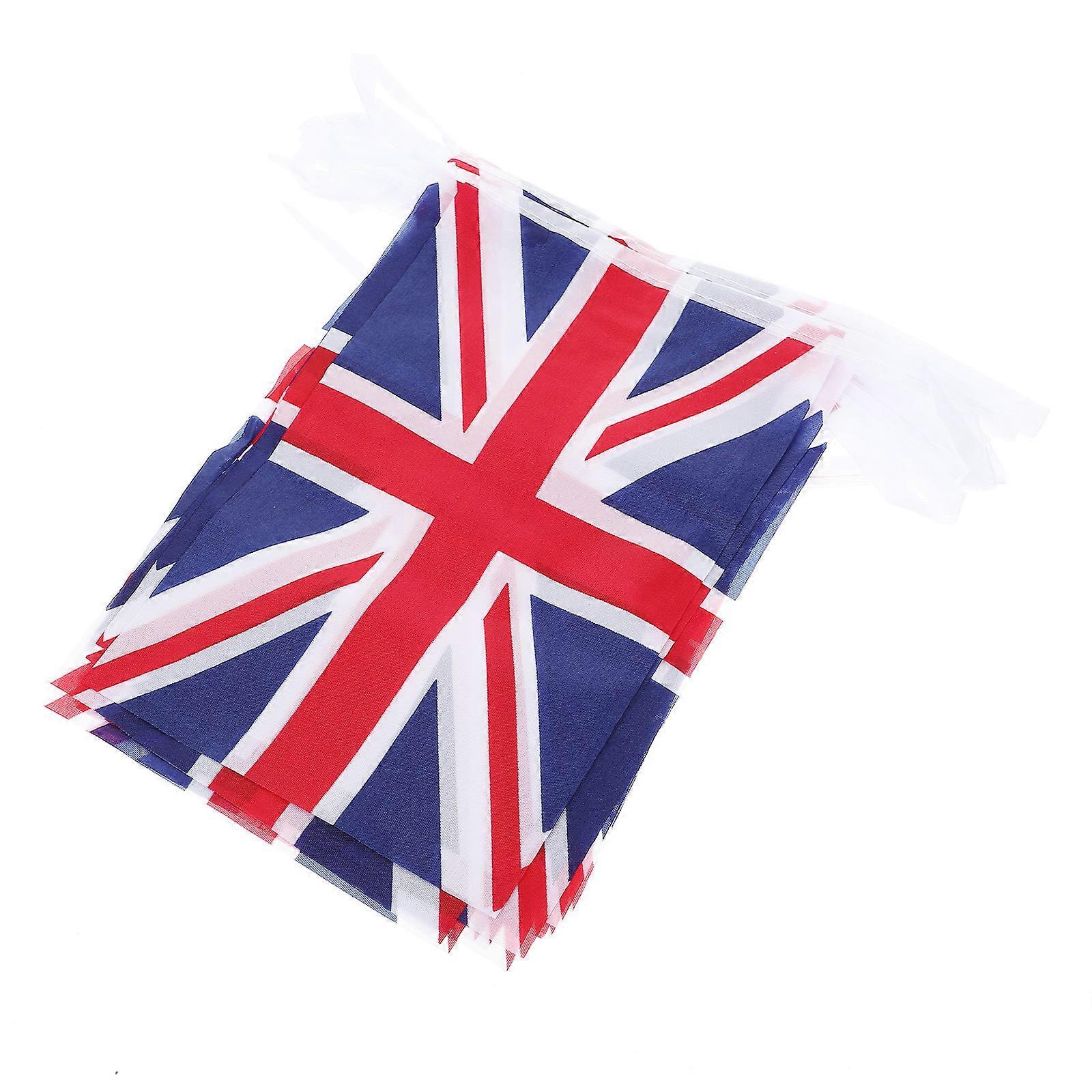 1 Set Union Jack Flag Bunting United Kingdom String Flag Party Hanging Decor