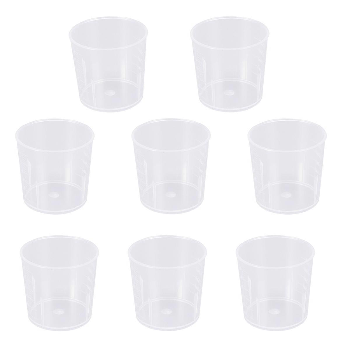 30pcs 30ml Graduated Measuring Cups Transparent Plastic Measuring Tools