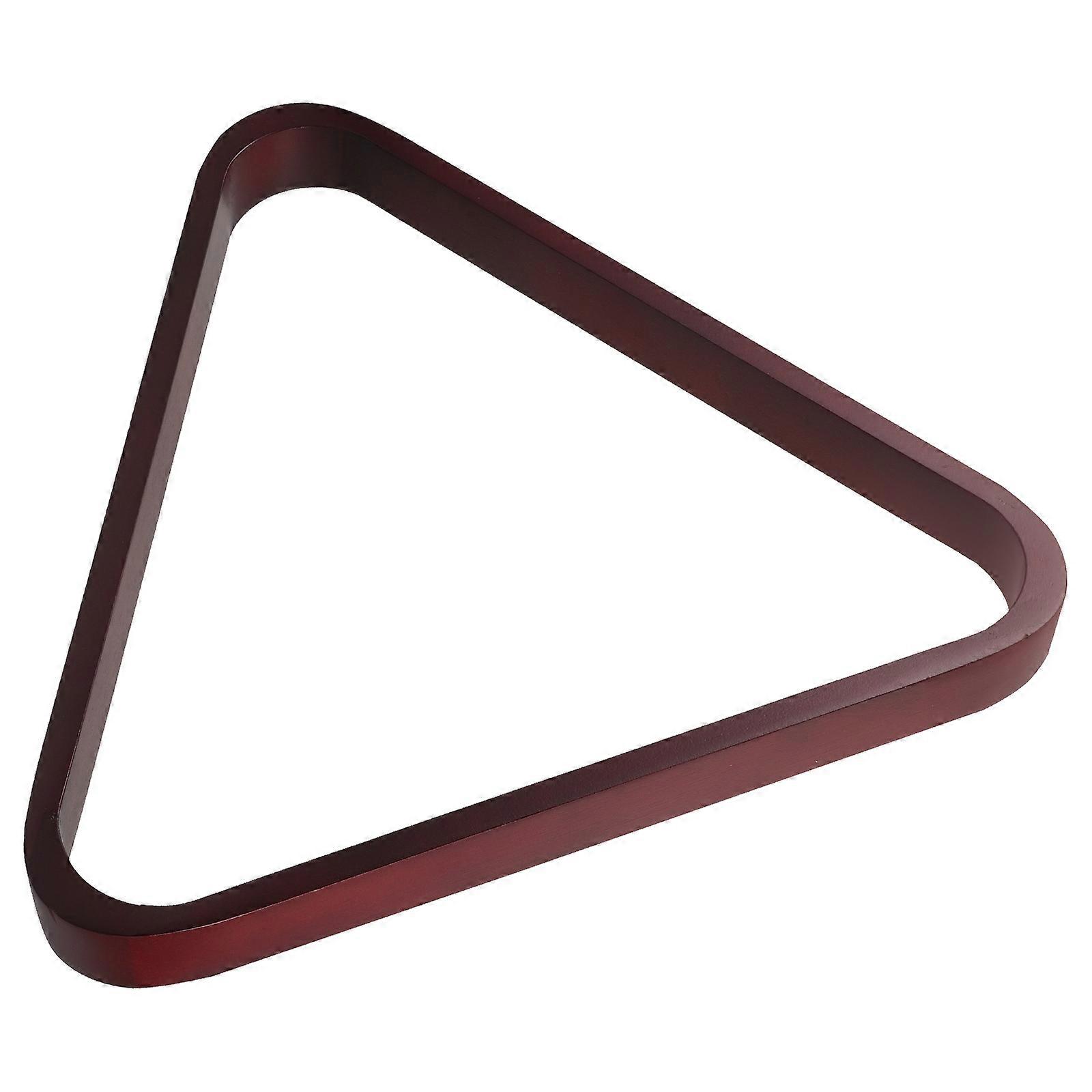 Solid Wood Triangle Rack for Billiard Ball Positioning and Play