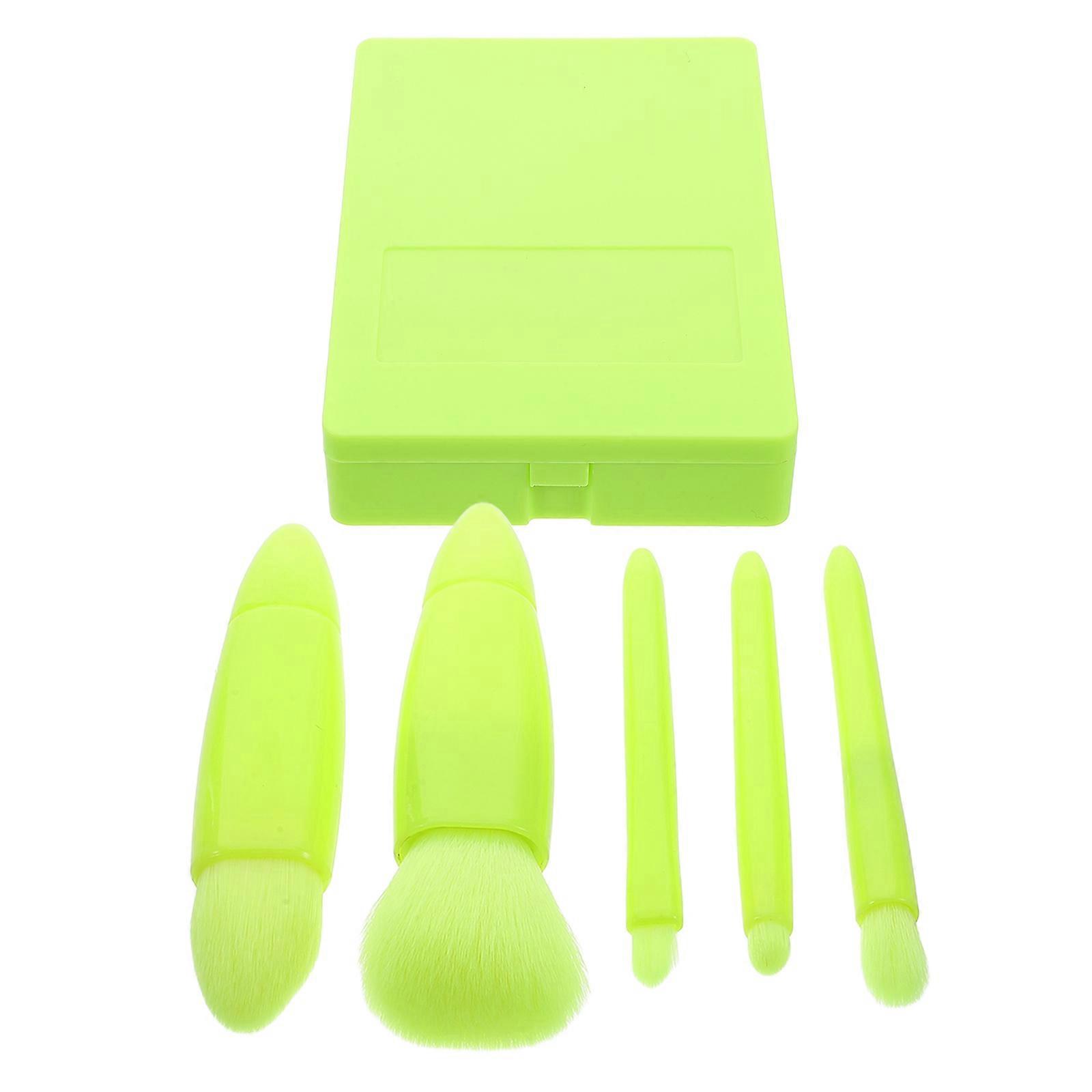 Travel Makeup Brush Set for Essential Use 1Set Portable Compact Brush Kit