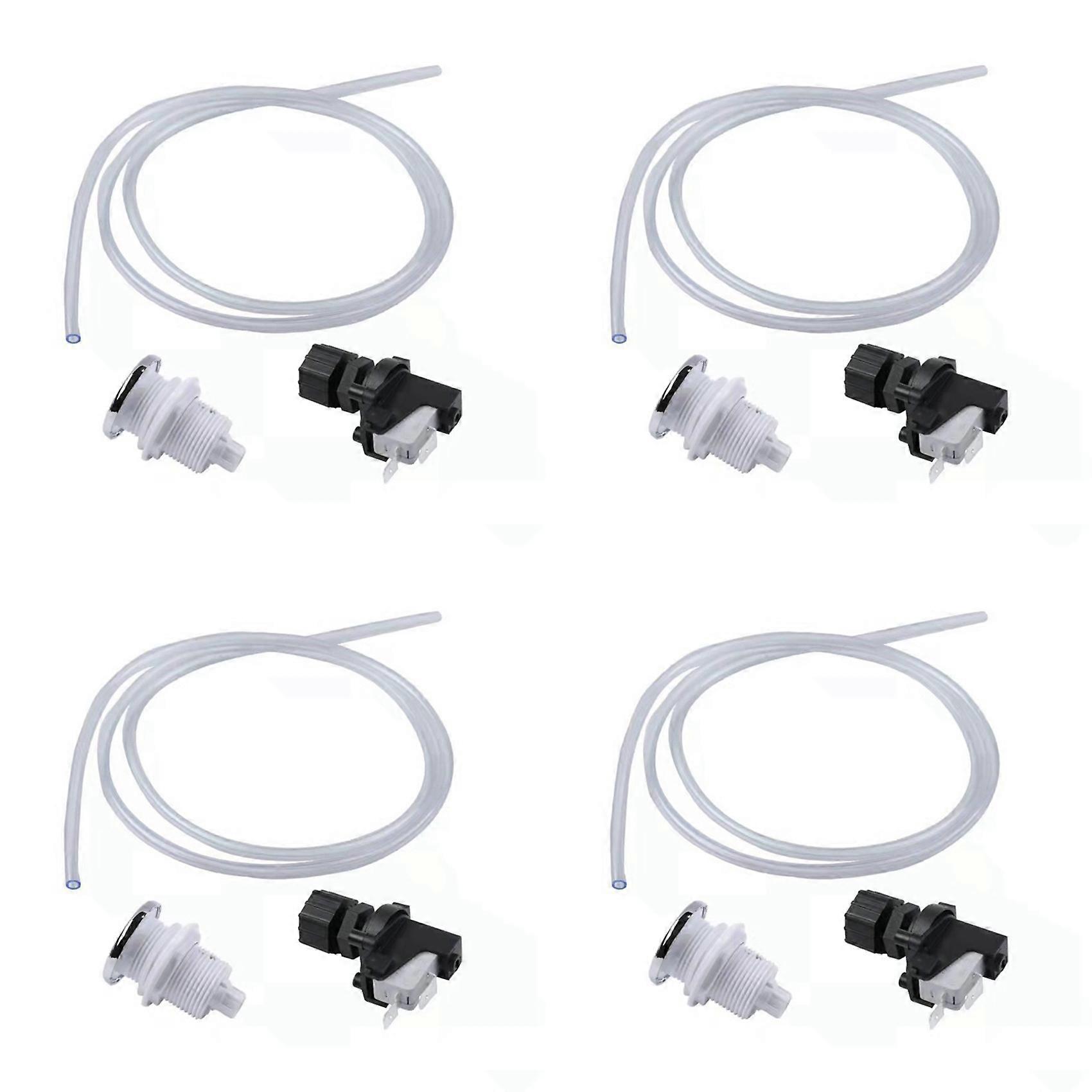 4X 16A Bath Tub Spa Waste Garbage Disposal Self-Lock Air Switch Push Button