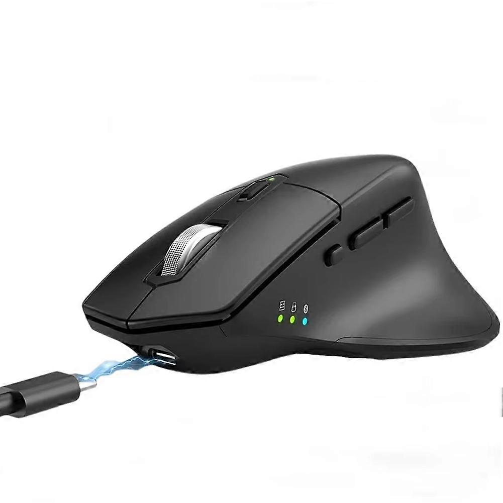 Bluetooth Vertical Mouse ,Ergonomic BT5.0 & 2.4G Wireless Mouse with Silent Click for Laptop PC