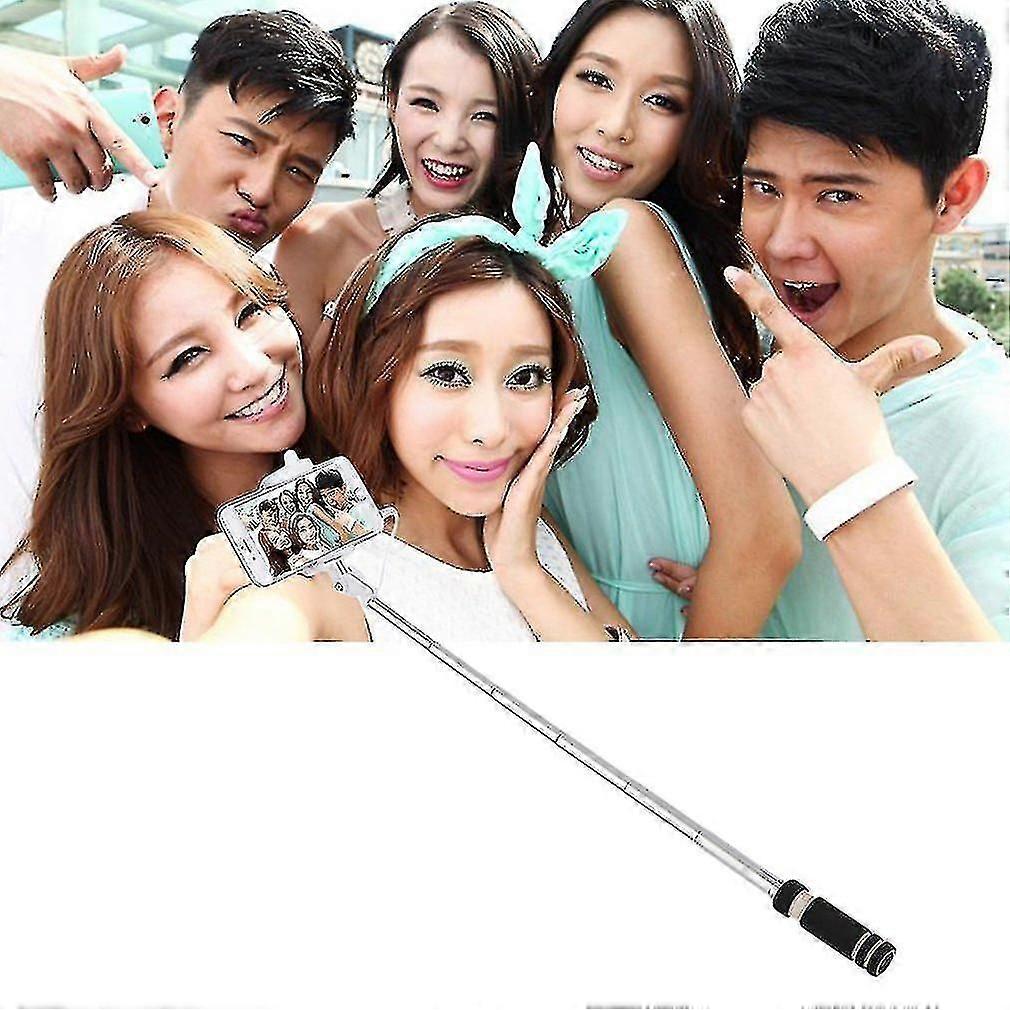 Mini Portable Handheld Wired Remote Phone Selfie Stick Monopod Extendable