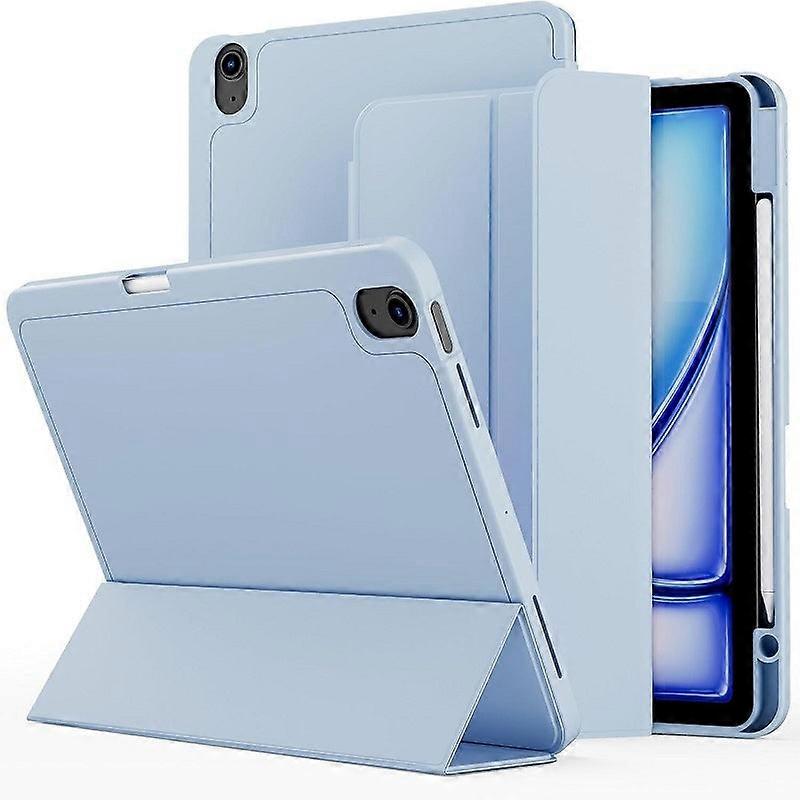 Stylish Case For Ipad Mini7/a17ro White Ice Blue Leather