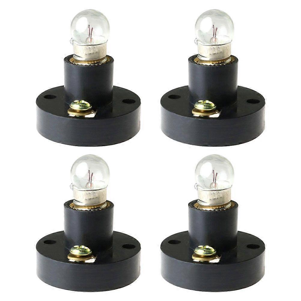 1 Set Light Bulb Holder Experiment Light Bulb Base E10 Screw Lamp Holders With Bulb