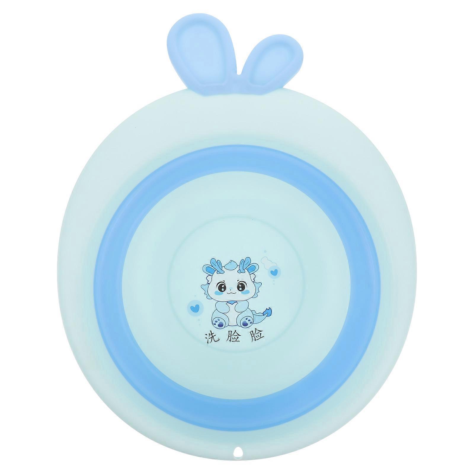Plastic Foldable Baby Wash Basin for Infant Bathing Use