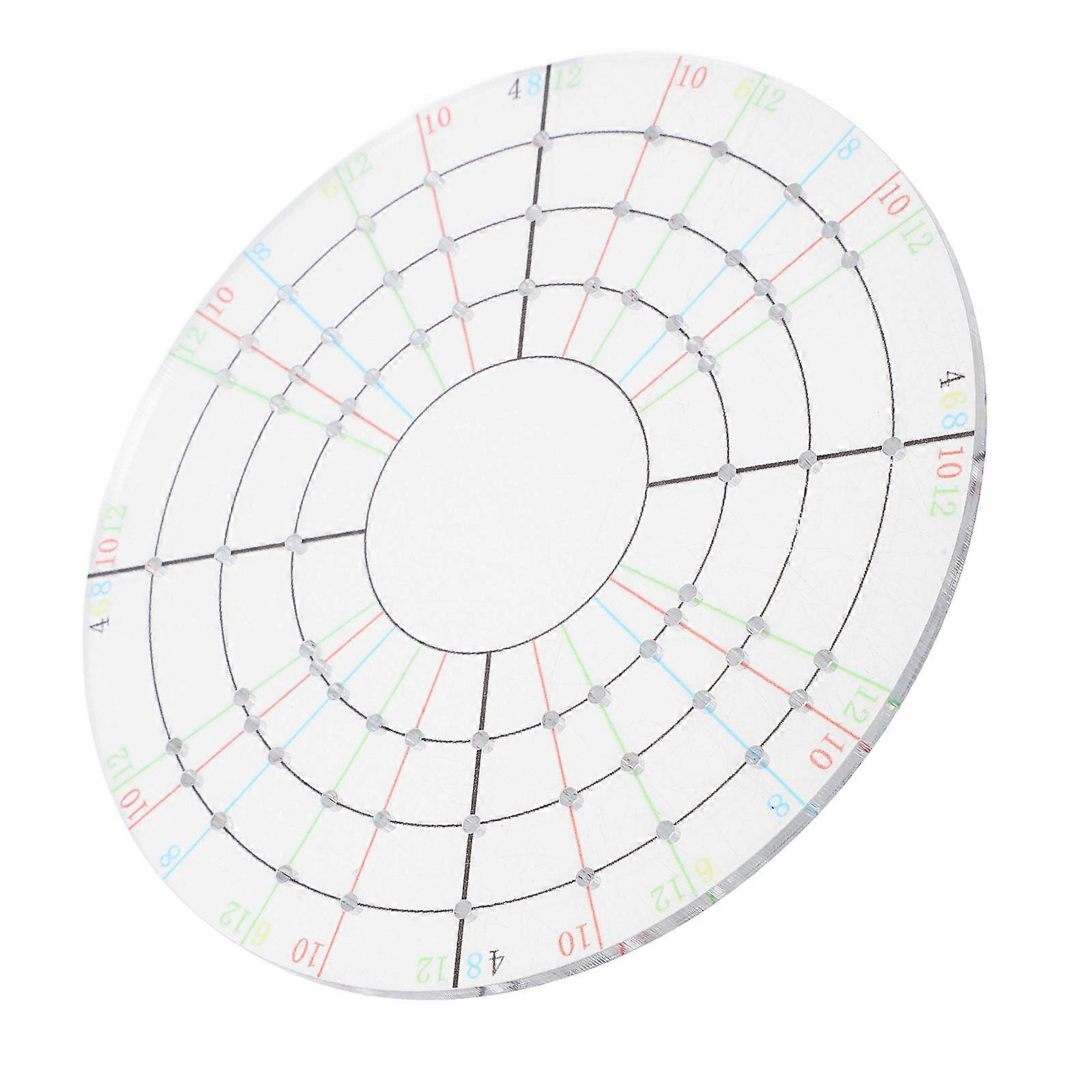 Pottery Trimming Spinners Acrylic Clay Divider Tool for Crafting Use