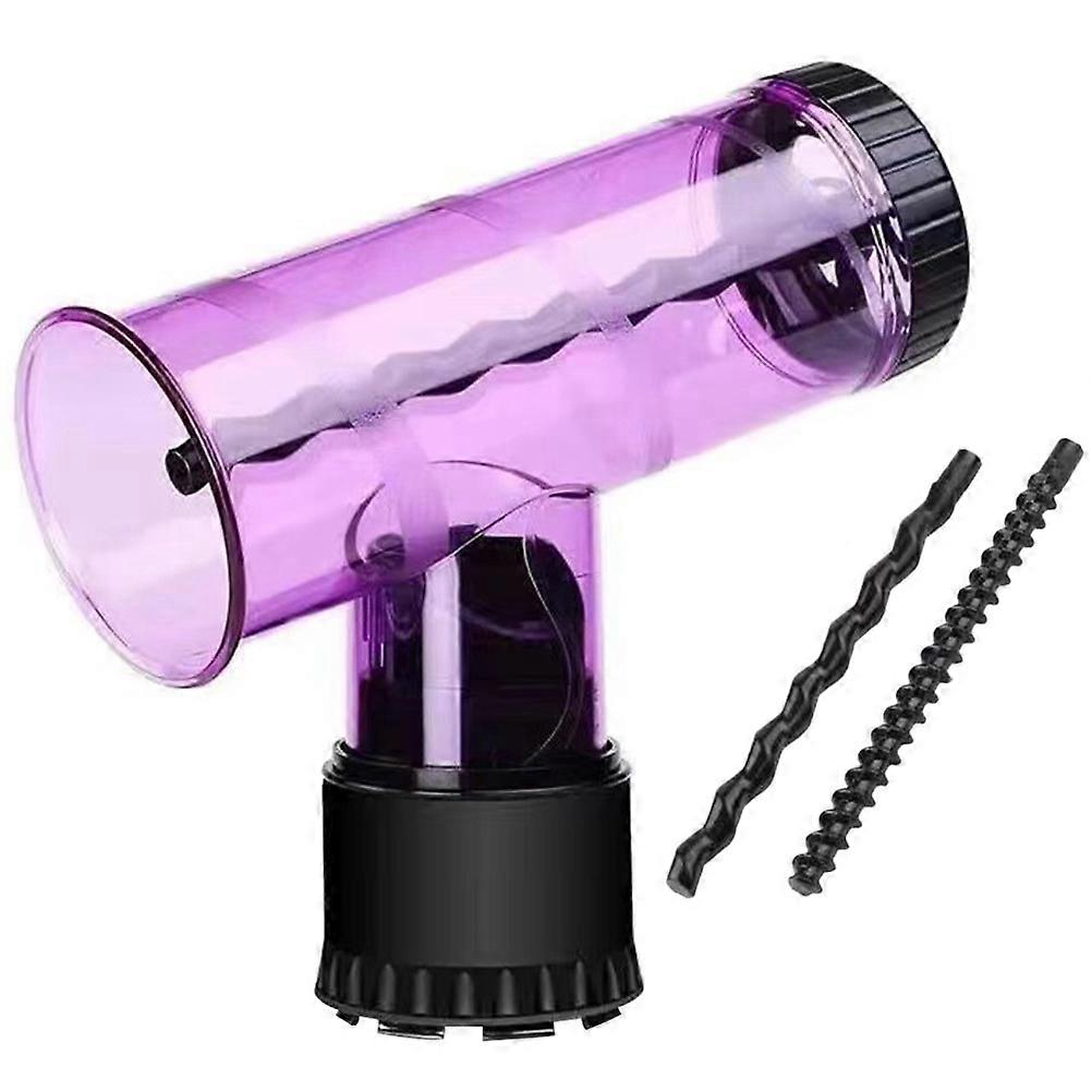 Hair Dryer Curl Diffuser for Creating Curls Violet Pc Material Accessory