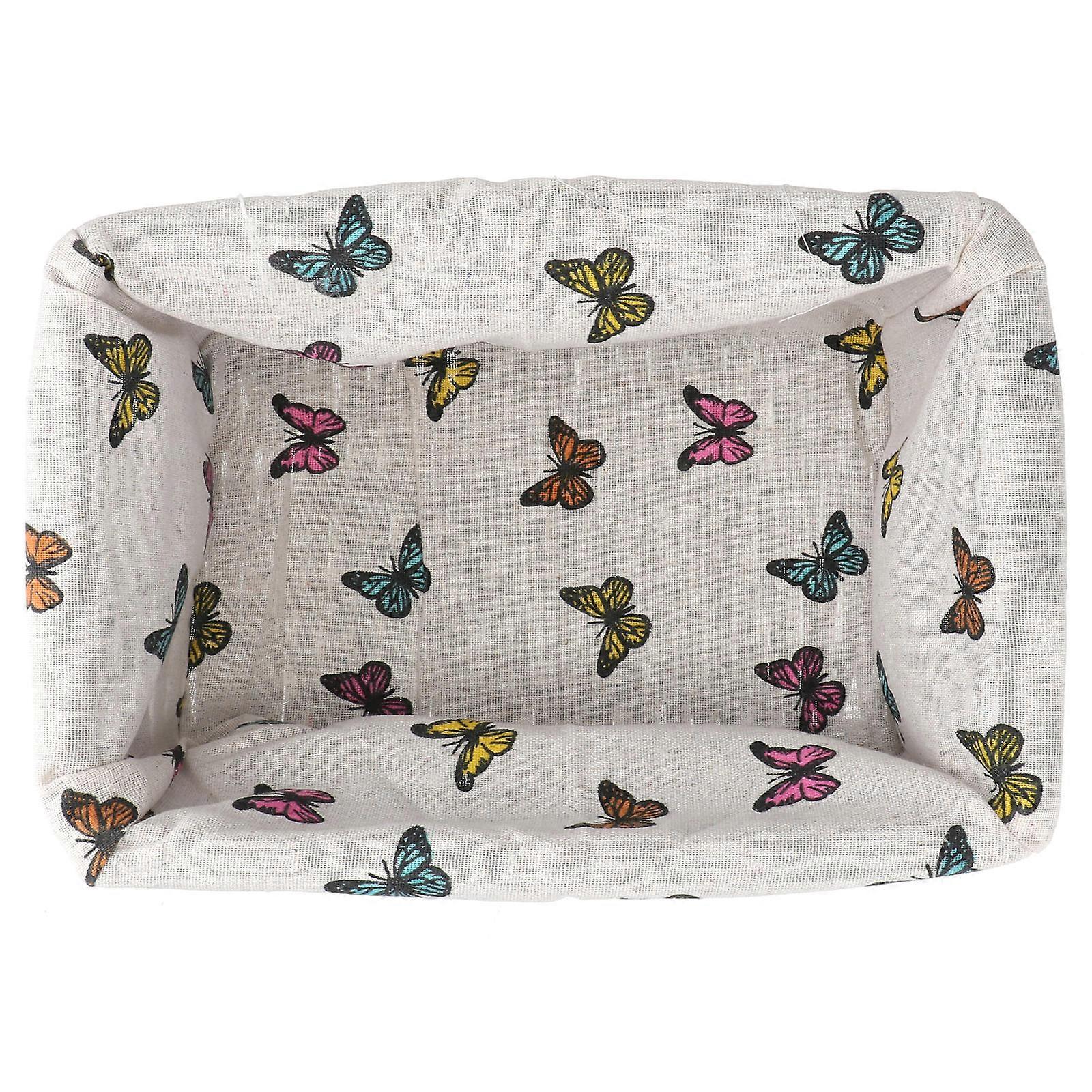 Wicker Basket Kitchen Sorting Basket for Storage Use Dark Coffee