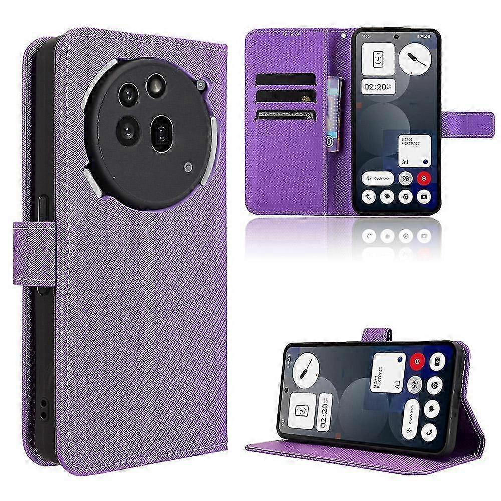 Diamond Texture Leather Phone Case 2025