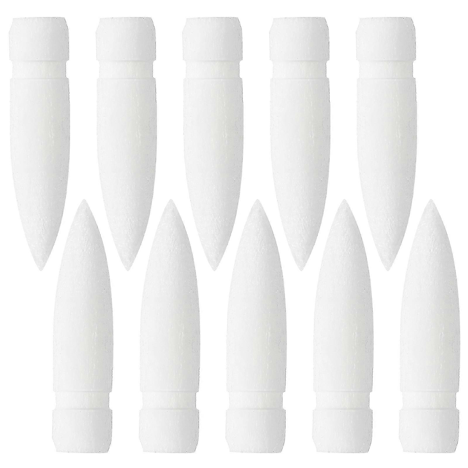 30Pcs Acrylic Paint Marker Nibs for Precise Drawing White Nylon Material